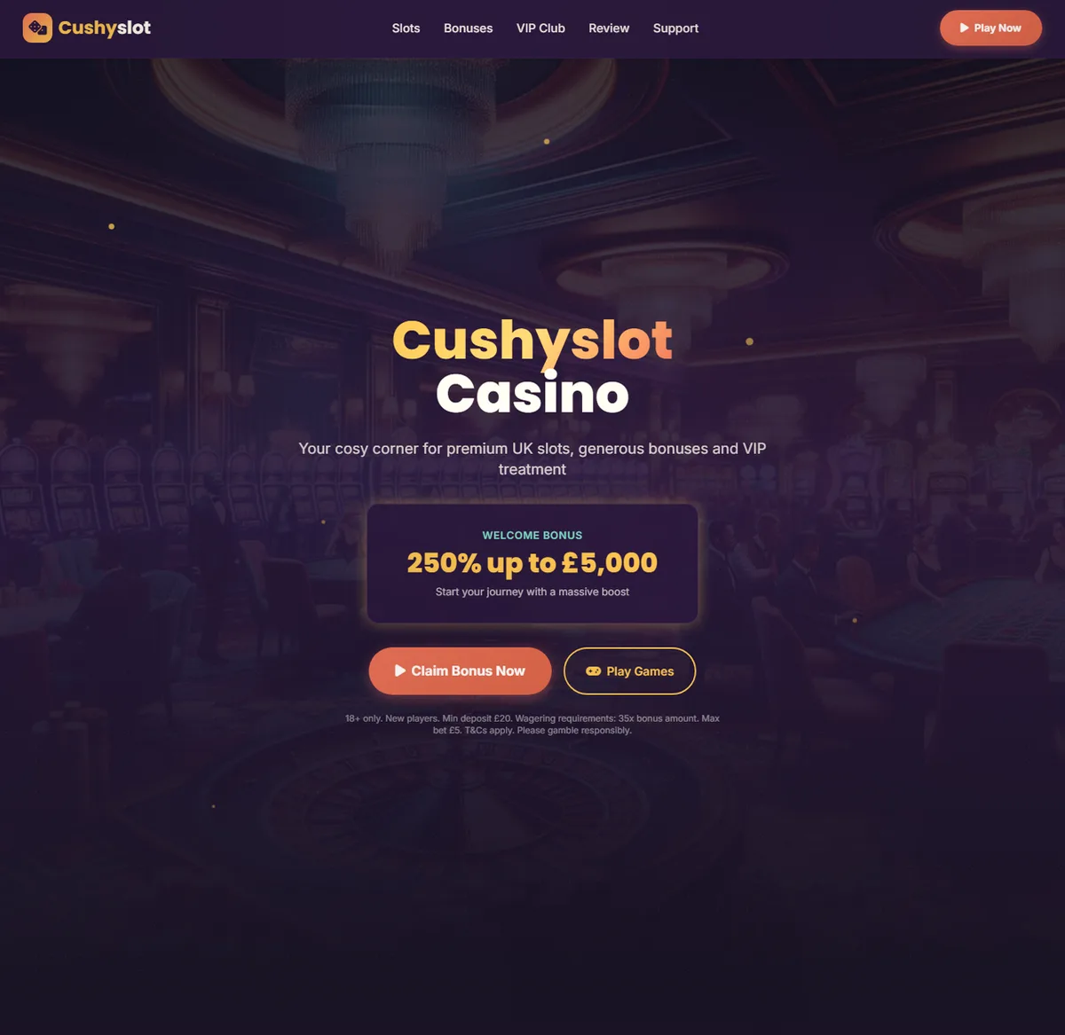 Cushyslot Casino